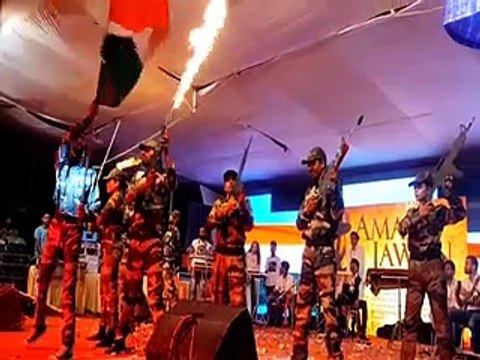 Bundi Kajali Teej Festival 2022: कजली तीज मेला मंच पर देशभक्ति गीतों पर कलाकारों ने दी प्रस्तुतियां-video