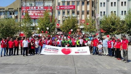 Pedallar bu kez 17 Ağustos depreminde hayatını kaybedenler için çevrildi