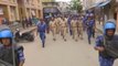 Savarkar poster row: RAF, Karnataka Police conduct flag march in Shivamogga