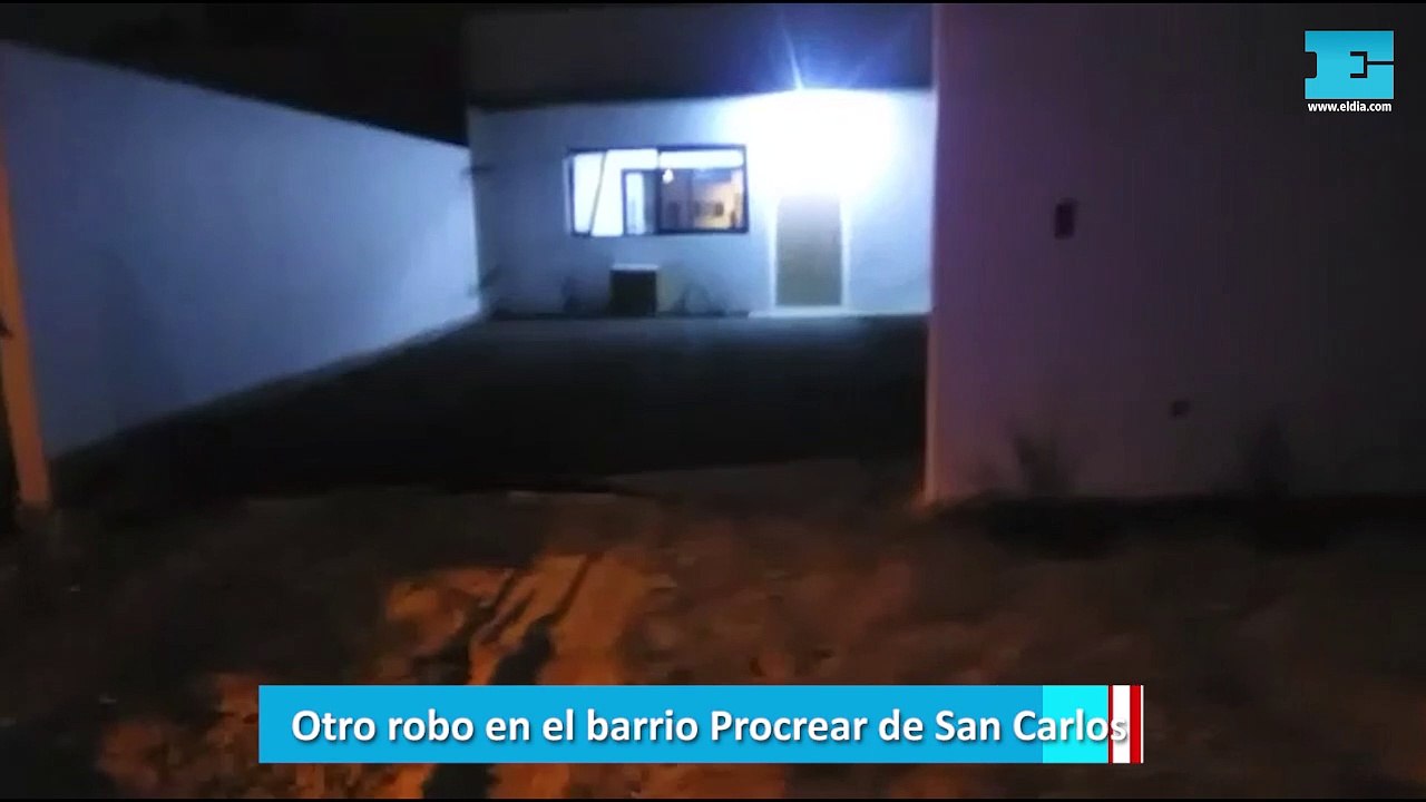 Otro robo en el barrio Procrear de San Carlos