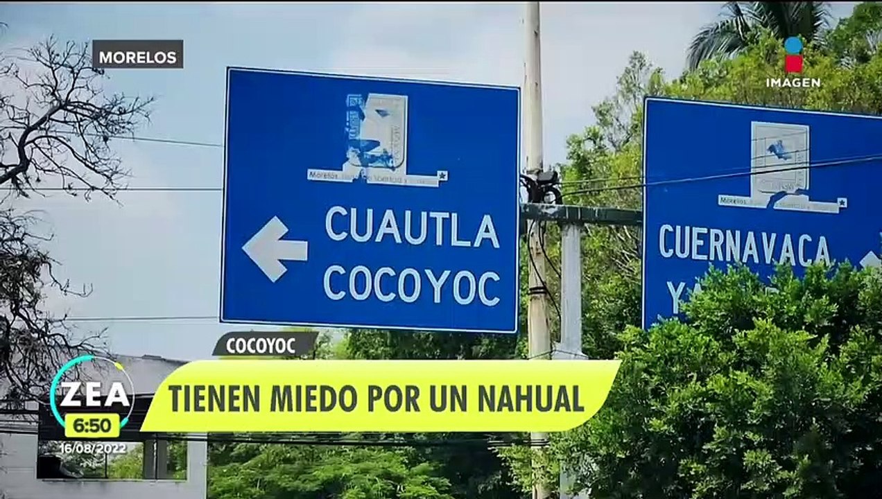 Presunto "nahual" atemoriza a Cocoyoc; vecinos colocan cruces para protegerse