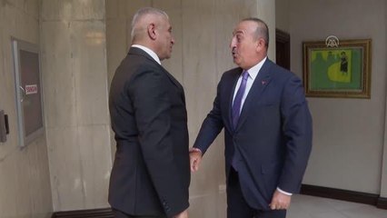 Dışişleri Bakanı Çavuşoğlu, KKTC Çalışma ve Sosyal Güvenlik Bakanı Taçoy ile görüştü