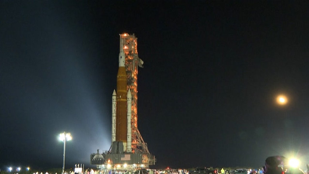 NASA rolls out new rocket in preparation for launch