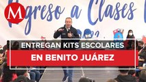 Santiago Taboada entrega más de mil apoyos escolares en la alcaldía Benito Juárez