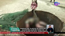 Bangkay ng 16-anyos na nahulog sa 40 ft na lalim ng hukay sa center island ng EDSA, narekober | SONA