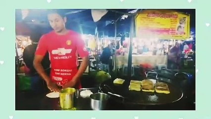 Malaysian  Street Food. Murtabak.
