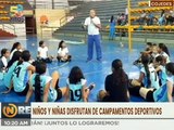 Campamento Tribilines y Campeones imparte actividades deportivas en Voleibol  a niños de Guárico