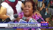 Sicario asesina a fémina dentro de taxi en Catacamas