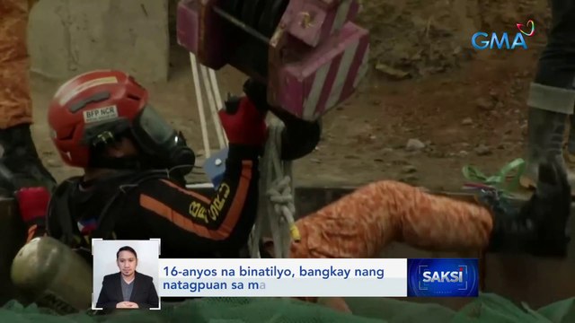16-anyos na binatilyo, bangkay nang natagpuan sa malalim na hukay | Saksi