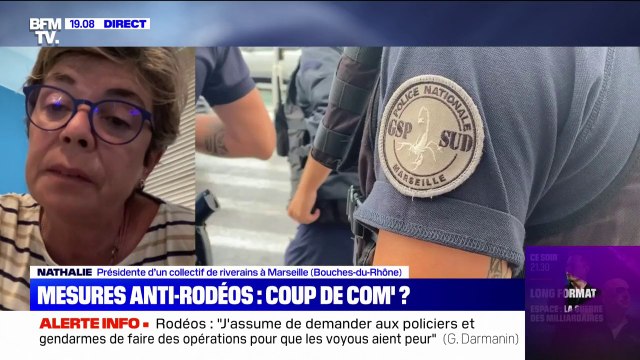 Rodéos urbains: pour cette présidente d'un collectif de riverains à Marseille, les contrôles ne vont pas régler le problème sur la durée