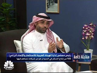 رئيس مجلس إدارة الهيئة العربية للاستثمار والإنماء الزراعي لـCNBC عربية: نهدف إلى تقليل الفجوة الغذائية وتوفير المنتجات الأساسية ولدينا استراتيجية جديدة تشمل 4 برامج رئيسية