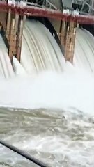 Video.... धरोई बांध से साबरमती नदी में पानी छोड़े जाने से कई गांवों को  चेतावनी