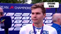 Stefan Bissegger Reacts To Winning European Championships Time Trial