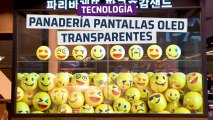 [CH] Panadería con pantallas OLED transparentes