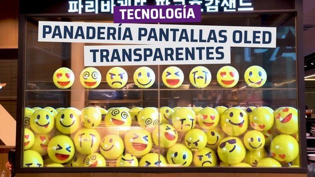 [CH] Panadería con pantallas OLED transparentes