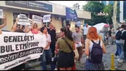 İki bakanlığın ortak "barınma genelgesi" protesto edildi: İktidarın yayınladığı bu genelge üniversite öğrencilerinin haklı taleplerini görmezden gelmektedir