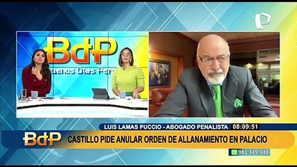 Lamas Puccio sobre Habeas Corpus presentado por Castillo: “Que sea admitida a trámite no implica que se declare fundada”