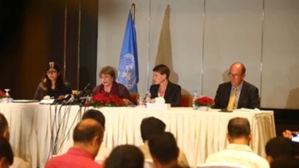 Bachelet concluye visita a Bangladesh preocupada por los rohinyás y los DDHH