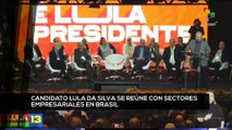teleSUR Noticias 15:30 17-08: Candidato Lula se reúne con sectores empresariales en Brasil
