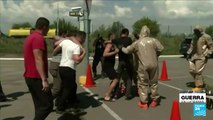 Autoridades ucranianas realizan simulacros de respuesta a posible catástrofe nuclear
