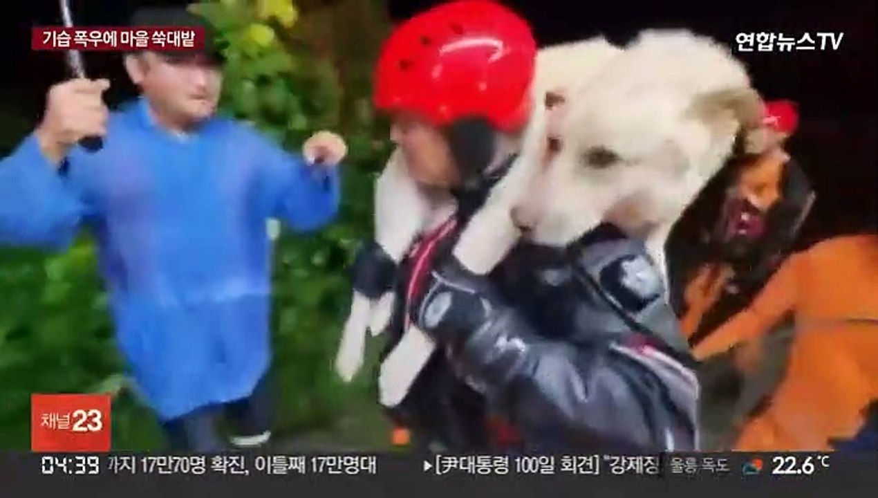 한밤 기습 폭우에 마을 쑥대밭…20년 전 악몽 떠올라