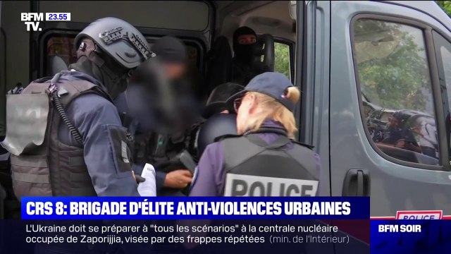 60 policiers de la CRS 8, spécialisés dans la lutte contre les violences urbaines, sont mobilisés dans le Haut-Rhin