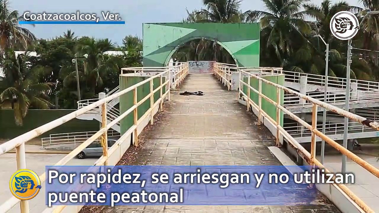 Por rapidez, se arriesgan y no utilizan puente peatonal