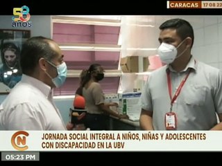 Realizan jornada de atención integral en la UBV para niños y adolescentes con discapacidad