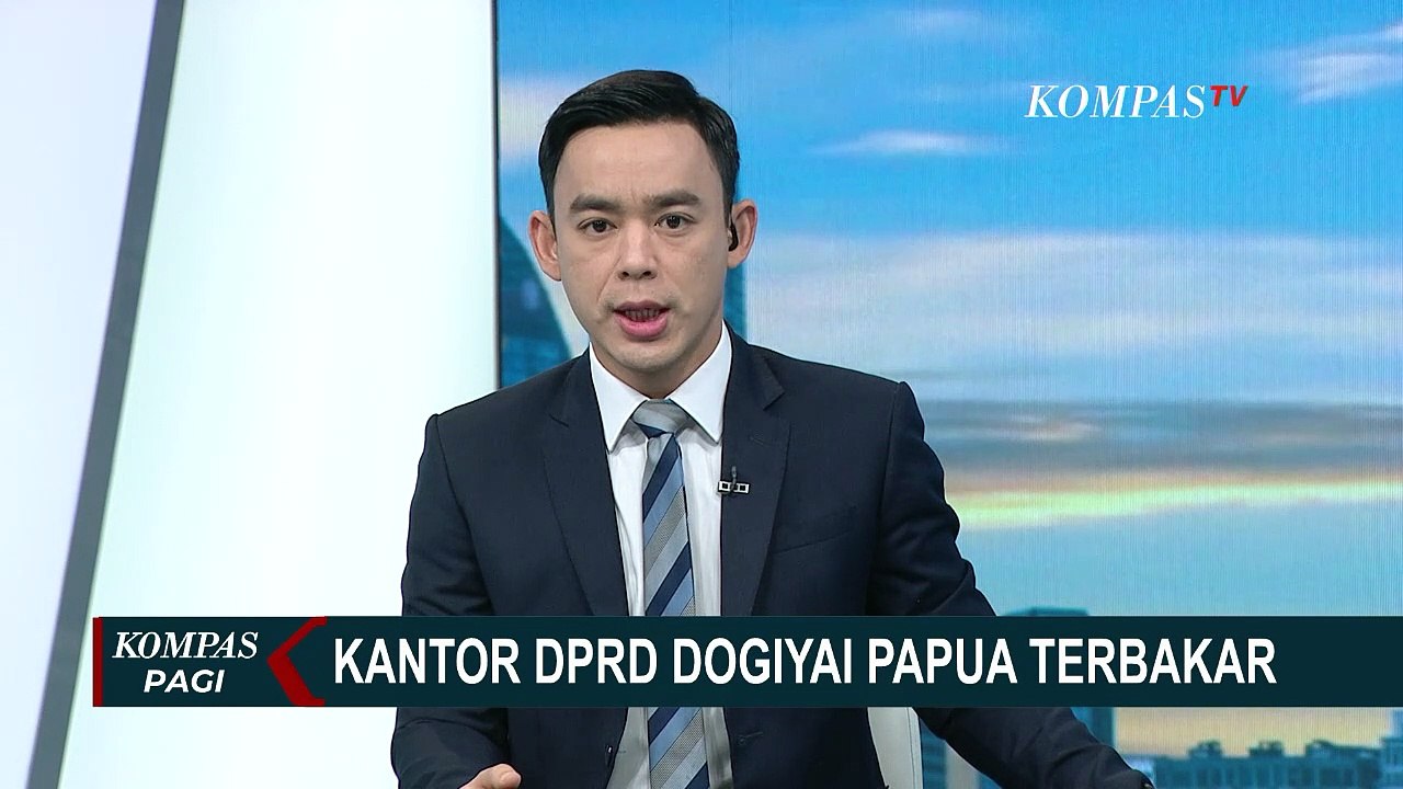 Kebakaran Melanda Kantor DPRD Kabupaten Dogiyai Papua, Polisi Selidiki Penyebab Munculnya Api