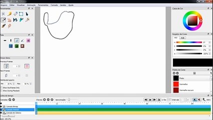 Como Criar o seu Mangá | Primeira Página do Meu Primeiro Mangá [Pencil2D].