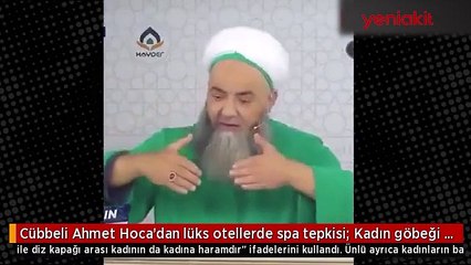 Cübbeli Ahmet Hoca'dan spa tepkisi
