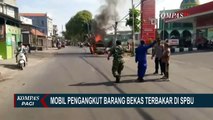 Mobil Pikap Bermuatan Barang Bekas di Bangkalan Terbakar, Asap Pertama Muncul dari Tempat Duduk!