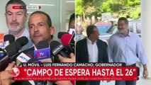 Camacho dice que si el Gobierno no cumple plazos por el Censo se implementarán las medidas de presión