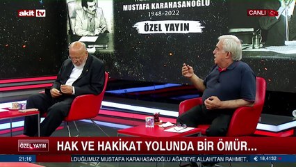 Mustafa Karahasanoğlu ağabey Hakk’a yürüdü