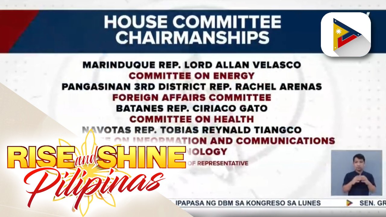 4 pang Committee Chairmanships sa Kamara, pinunan na