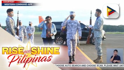 NSA Clarita Carlos, bumisita sa Palawan at Pagasa Island