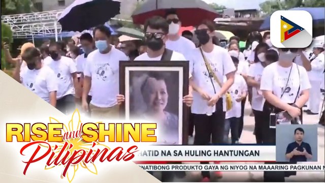 Lydia de Vega, inihatid na sa huling hantungan