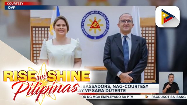 Ilang foreign Ambassadors, nag-courtesy call kay VP Sara Duterte
