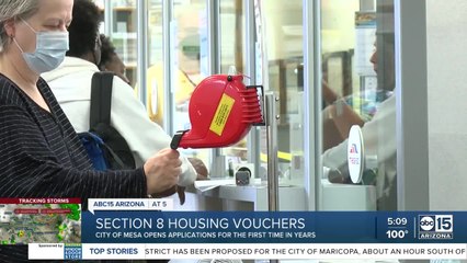 City of Mesa estimates 10k applications for housing voucher waitlist program