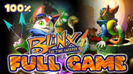 Blinx :The Time Sweeper FULL GAME 100% Longplay (XBOX)