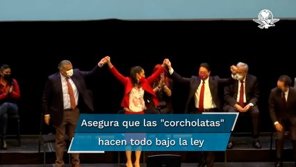 "El presidente está más fuerte que nunca", asegura no le restan autoridad a AMLO