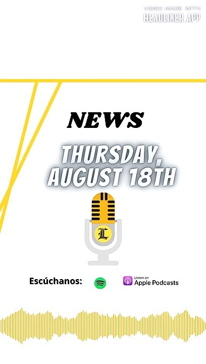 News thursday august 18