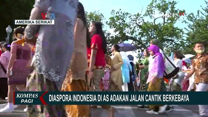 Diaspora Indonesia di Amerika Adakan 'Jalan Cantik Berkebaya' Diikuti 200 Peserta!