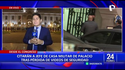 Comisión de Fiscalización anuncia citación al jefe de la Casa Militar de Palacio de Gobierno