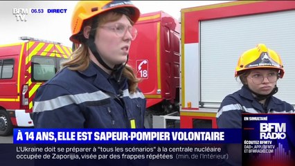 À seulement 14 ans, cette collégienne suit une formation pour devenir sapeur-pompier volontaire