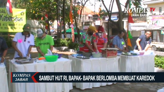 Lomba Membuat Karedok Meriahkan HUT Ke 77 RI