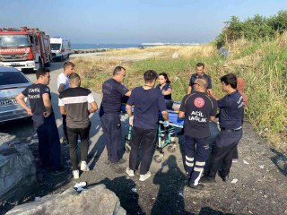 Beylikdüzü'nde balık tutmaya gitti, kayaklıklarda mahsur kaldı