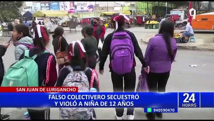 Tải video: SJL: Buscan a chofer acusado de secuestrar y abusar de menor de 12 años