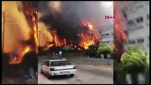 Antalya'da büyük yangın: Yerleşim yerlerine sıçradı