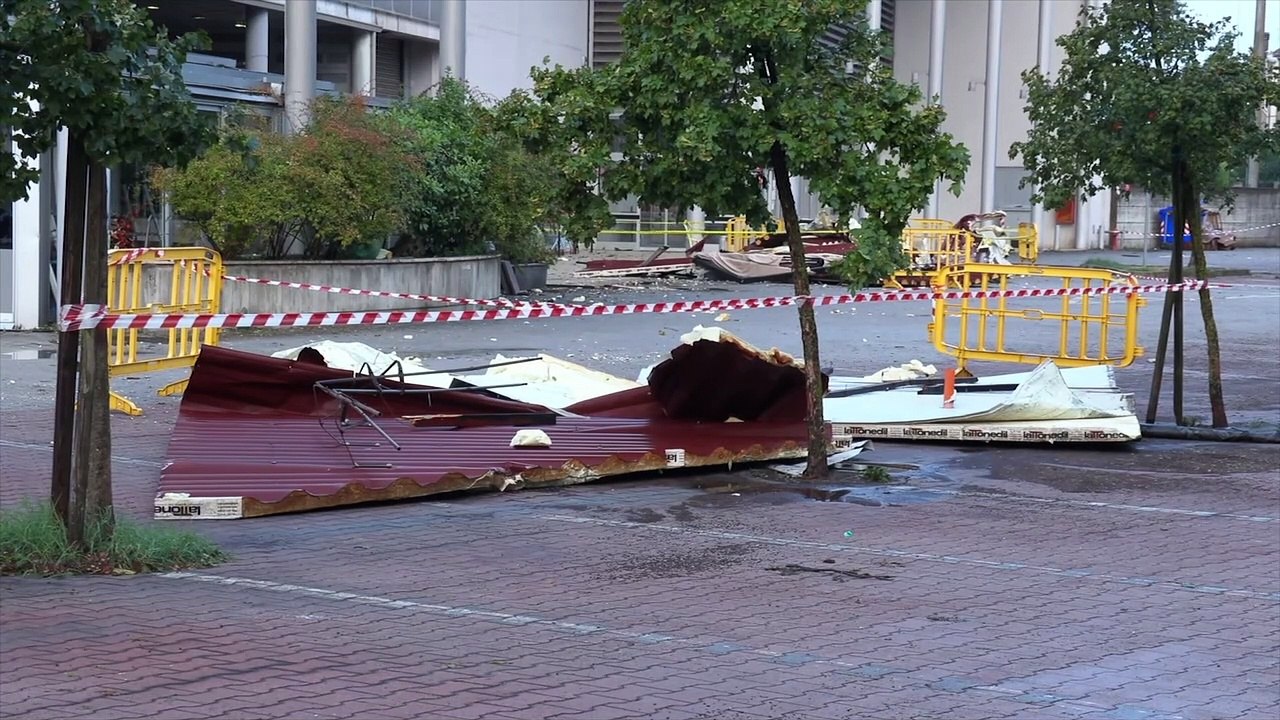 Maltempo, danni nel Ferrarese, tetti scoperchiati a Bondeno